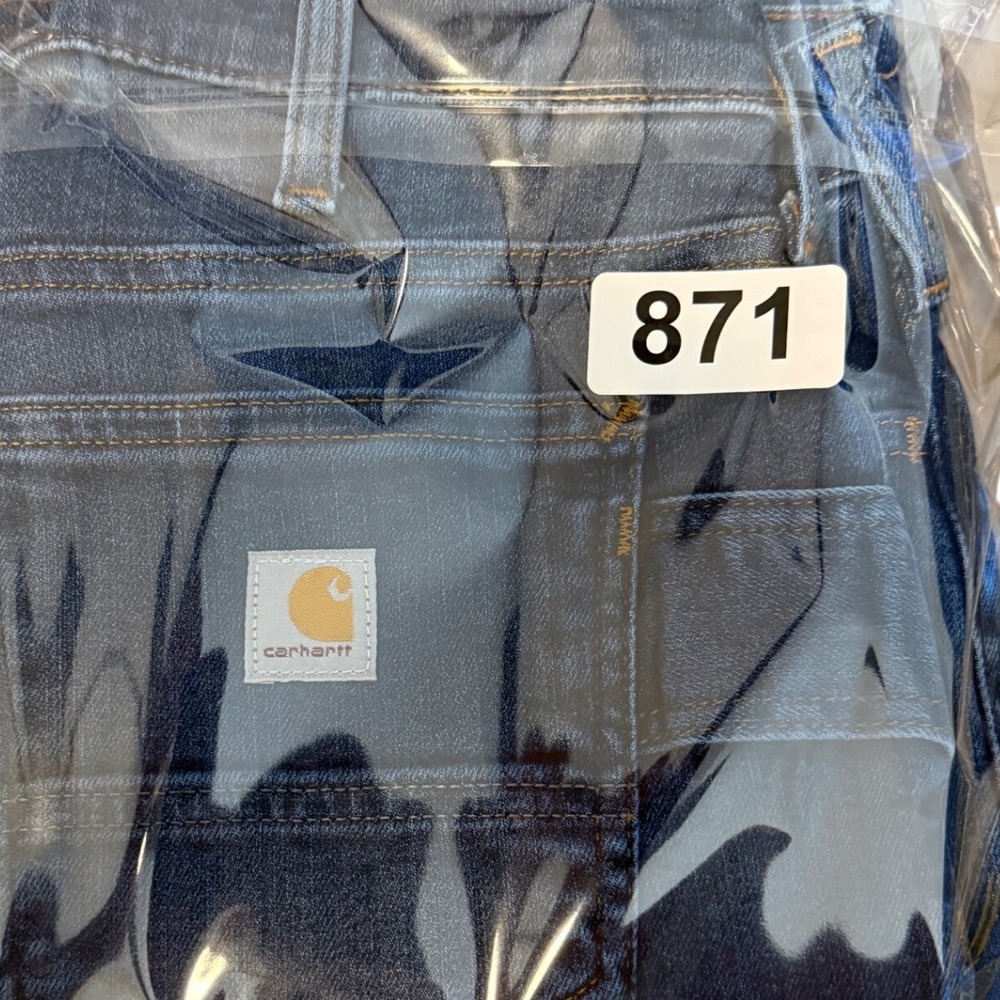 Carhartt Relaxed Fit Jeans Rugged Flex Straight Leg Workwear Women 4R - Picture 9 of 9